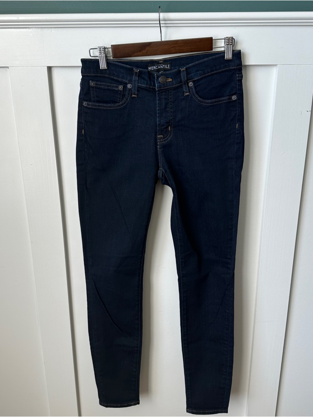 J. Crew Dark Indigo Skinny Jeans